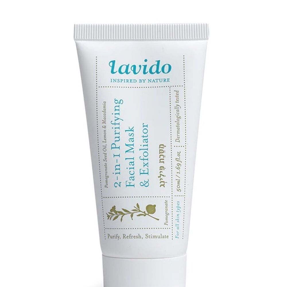 Lavido 2-in-1 Purifying Facial Mask & Exfoliator